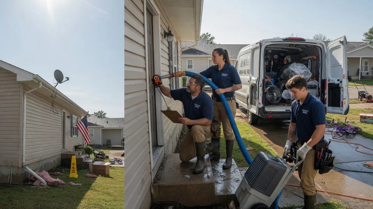 Ceiling Water Damage Restoration in Rowe, VA near me